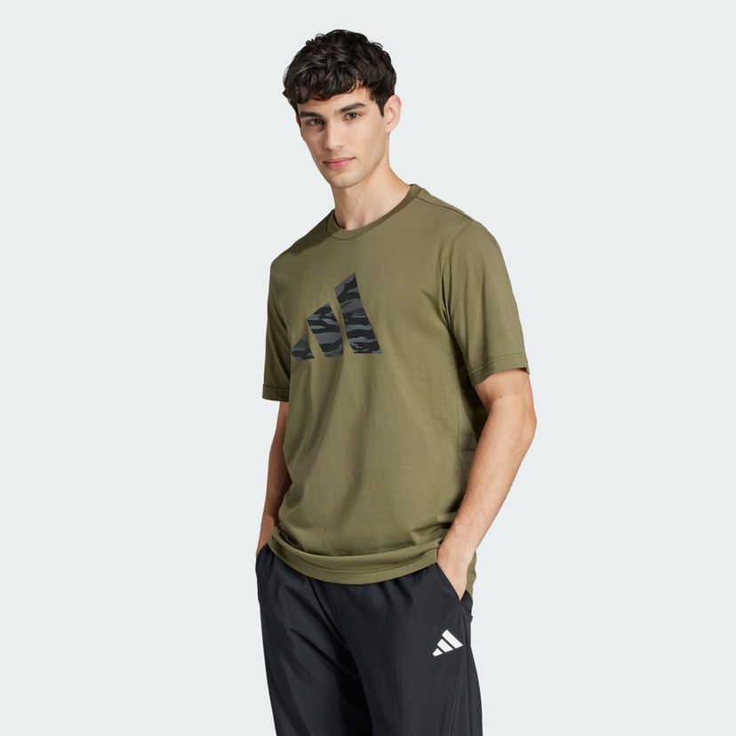 Majica adidas Performance Camo Graphic T-Shirt Zelena | JI6768