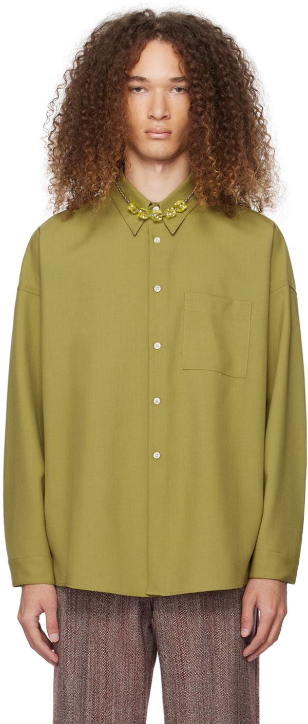 Srajce Marni Button-Down Shirt Zelena | CUMU0061A3 TW839, 0