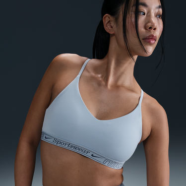 Modrček Nike Nike Indy Lightly Lined Adjustable Sports Bra Modra | HV6953-440, 0