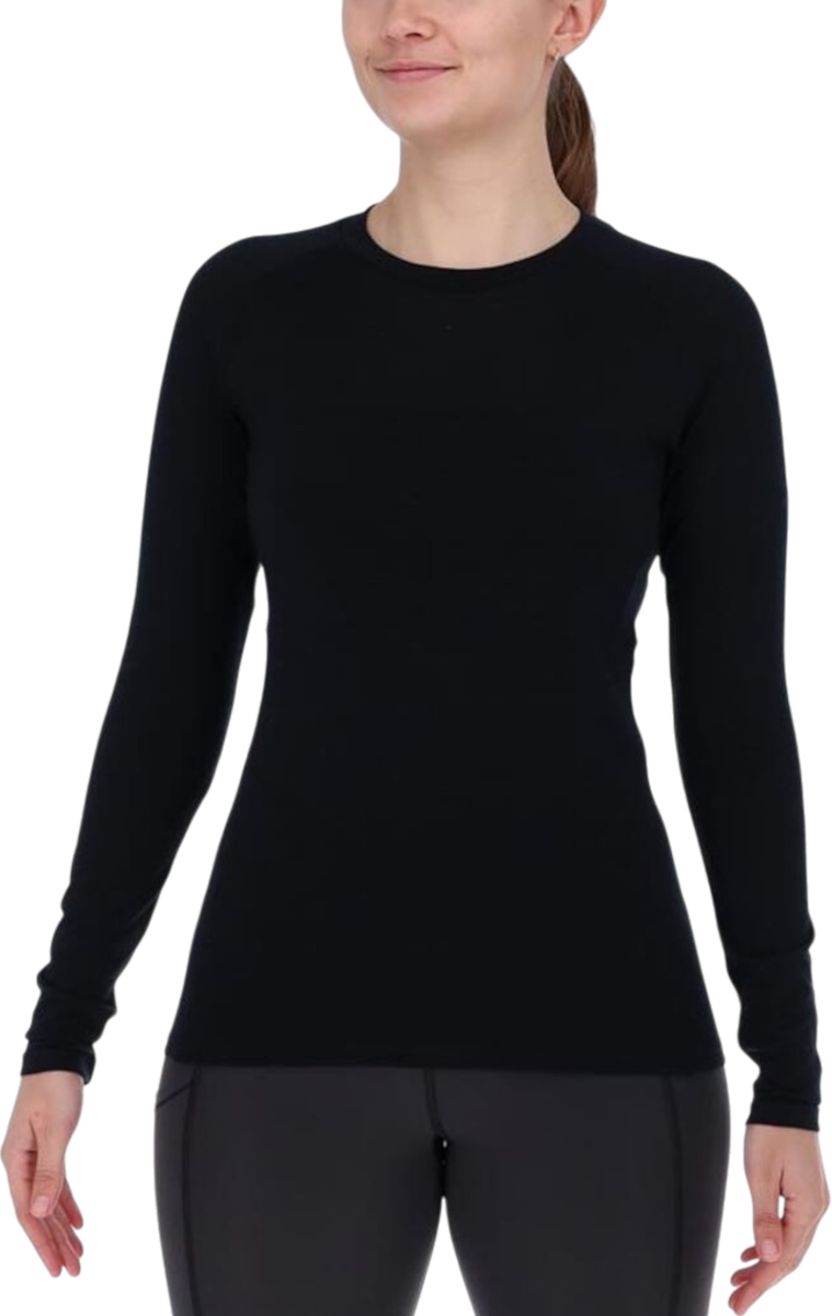Majica inov-8 INOV-8 Merino LS Crew Neck Long Sleeve T-Shirt Črna | 001171-bk-001
