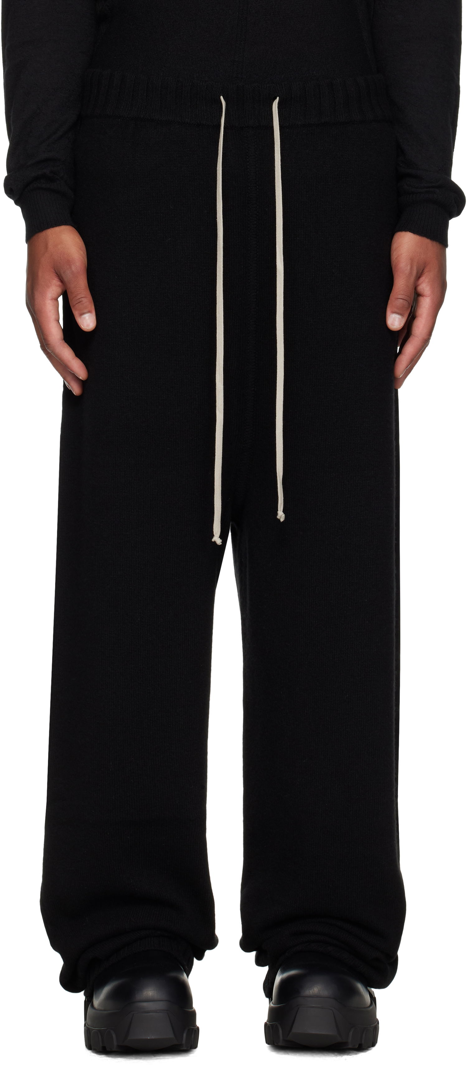 Trenirka Rick Owens Rick Owens Concordians Track Sweatpants Črna | RU02E1668 KLWS, 0