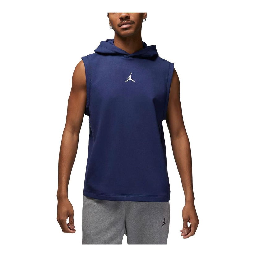Pulover Jordan Sport Dri-FIT Fleece Sleeveless Hoodie Modra | DZ0572-410