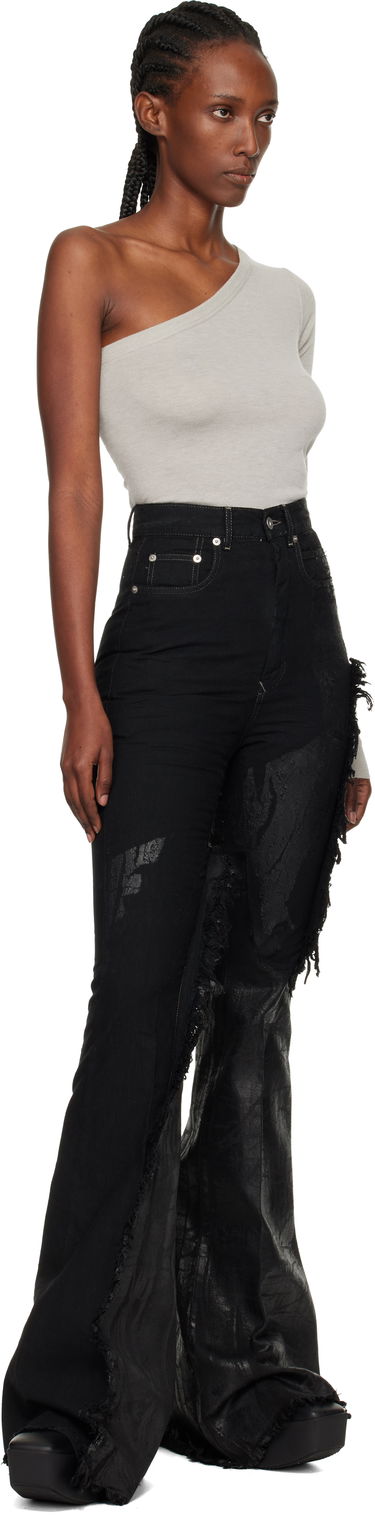 Kavbojke Rick Owens Concordians Bolan Bootcut Jeans Črna | RO02E4329 BMCCL, 3