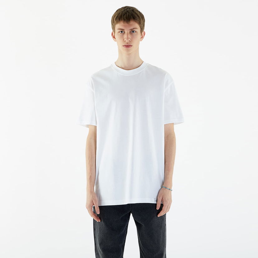 Majica CALVIN KLEIN Long Relaxed Cotton T-Shirt Bela | J30J325338 YAF