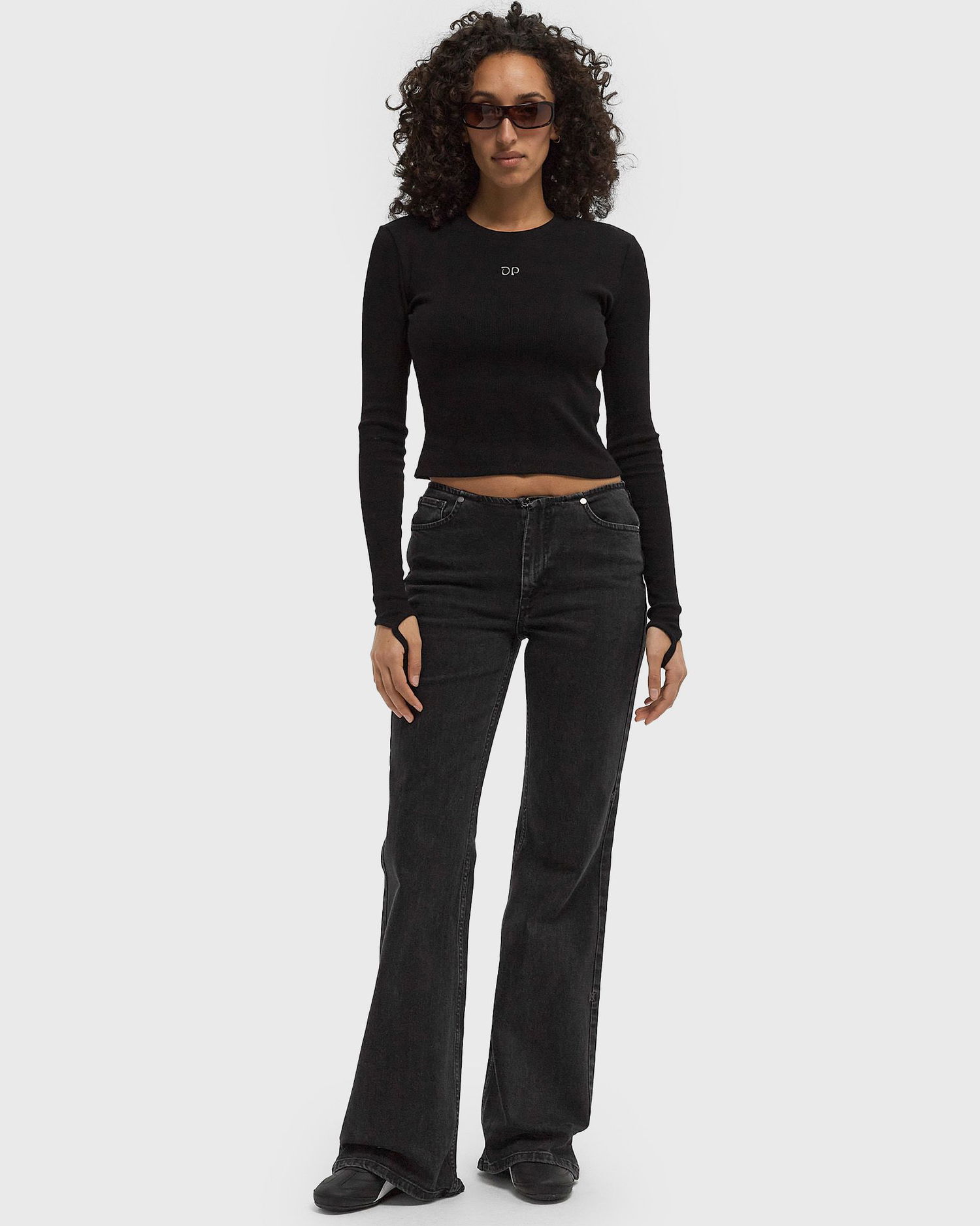 Kavbojke DAILY PAPER Flared Jeans Črna | 2423063, 1