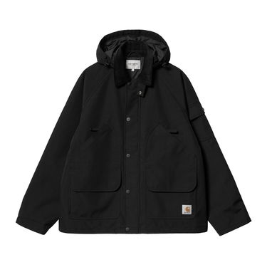 Parka Carhartt WIP Clarton Hooded Workwear Jacket Črna | I033871_8, 6
