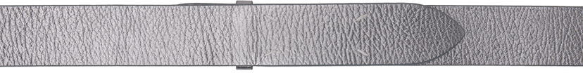 Pasovi Maison Margiela Silver Metallic Leather Belt Siva | SA1TP0006 P6749
