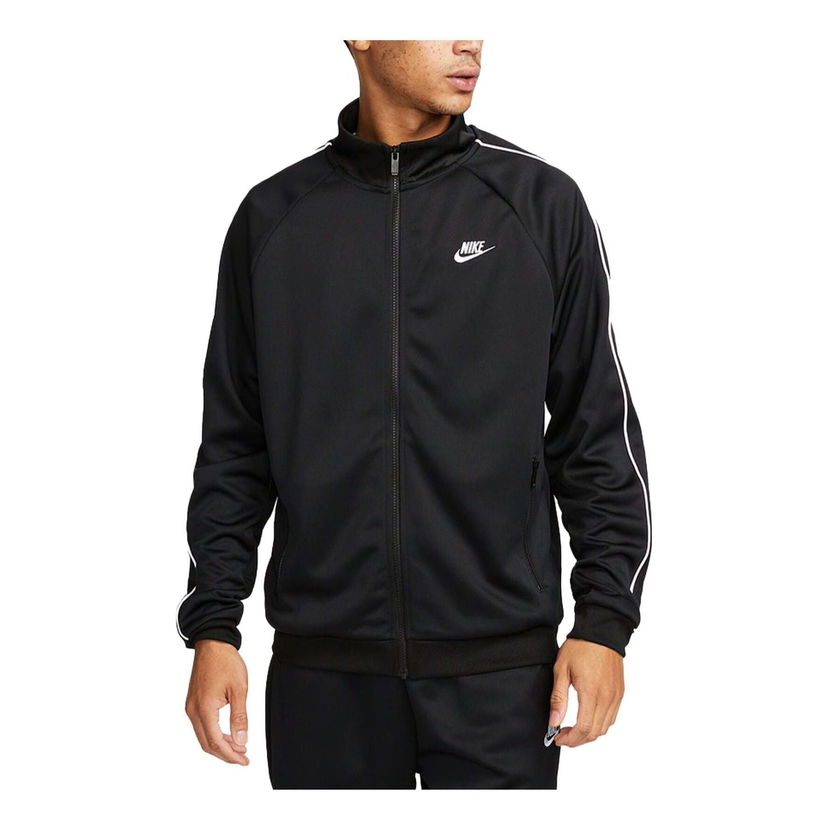 Vetrovka Nike Club Fleece Full-Zip Track Jacket Črna | DX0670-010