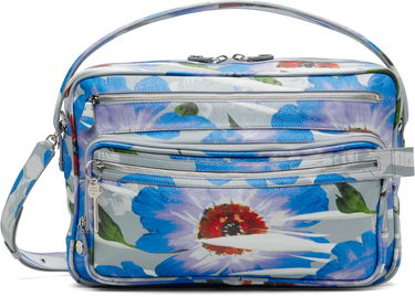 Torba za čez ramo Acne Studios Acne Studios Camero Floral-Print Camera Bag Modra | A10433-, 0