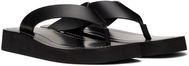Oblačila The Row The Row Ginza Platform Flip-Flop Sandals Črna | F1159-L52, 3