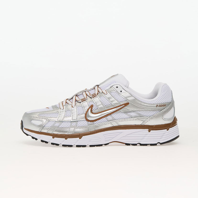 Superge in čevlji Nike P-6000 White/ Metallic Silver-Lt British Tan-Sail W Bela | BV1021-109