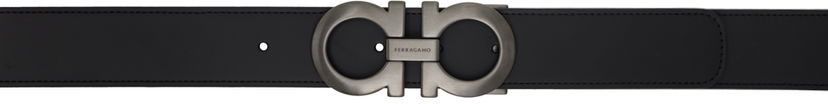 Pasovi FERRAGAMO Reversible Gancini Belt Črna | 464231