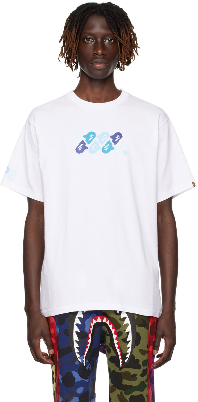 Majica BAPE ABC Camo T-Shirt Bela | 001TEJ301045M, 0