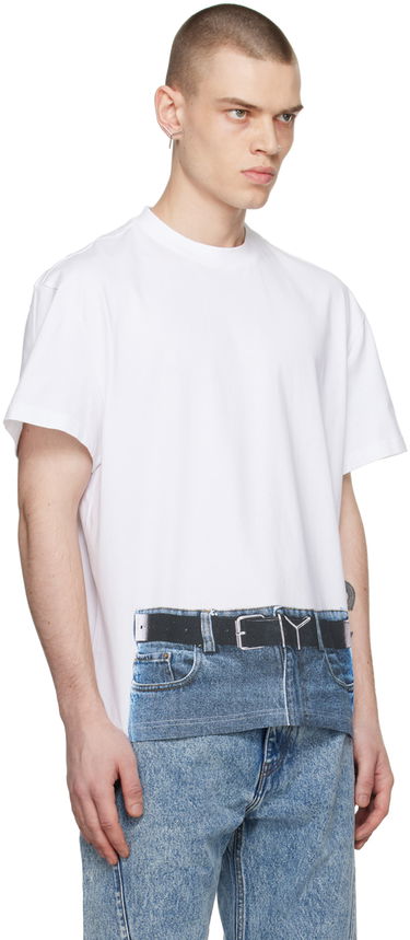 Majica Y/PROJECT Jean Paul Gaultier Edition Printed T-Shirt Bela | YPJPGTS6-S24, 1