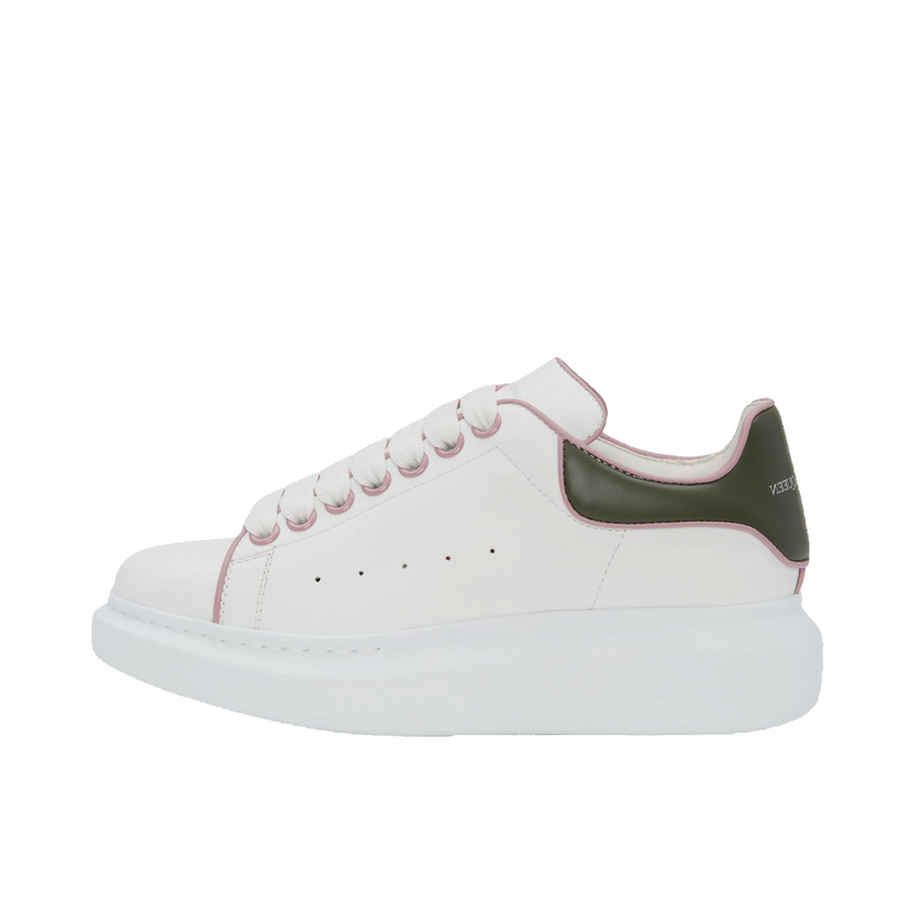 Superge in čevlji Alexander McQueen Oversized White Military Green Bela | 733003WHJE58873