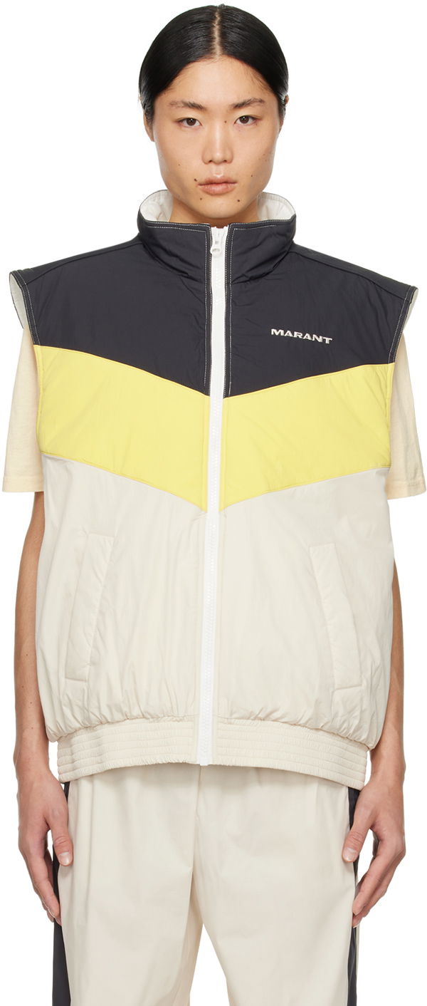 Telovnik ISABEL MARANT Bruce Vest Rumena | 24PVE0287HA-B1D07H