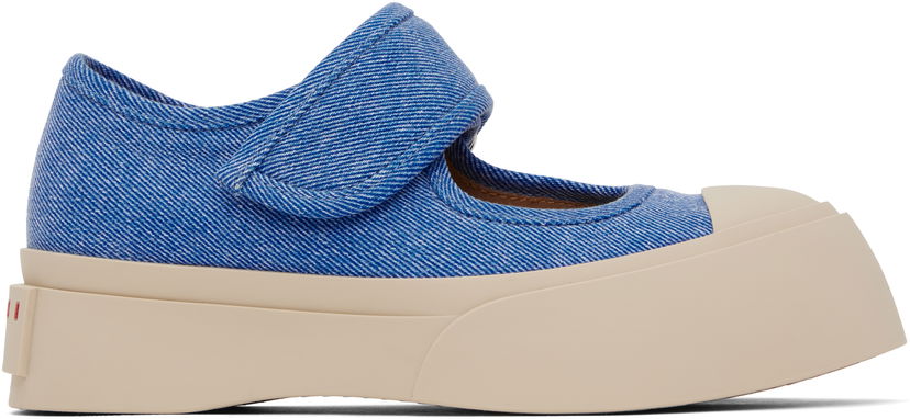 Superge in čevlji Marni Marni Pablo Mary Jane Ballerinas Modra | SNZW003120 P8093