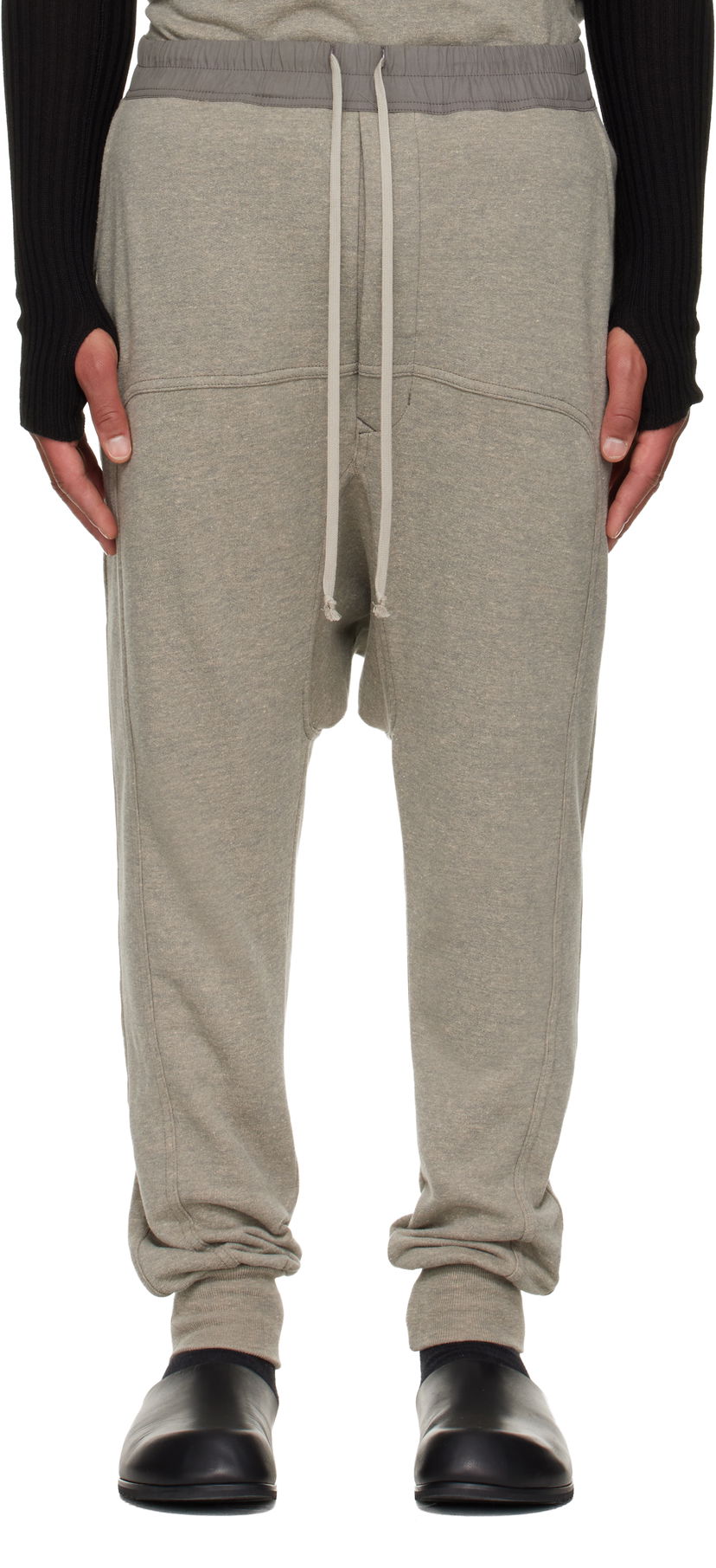 Trenirka Rick Owens Concordians Drawstring Sweatpants Siva | DU02E7395 FGM