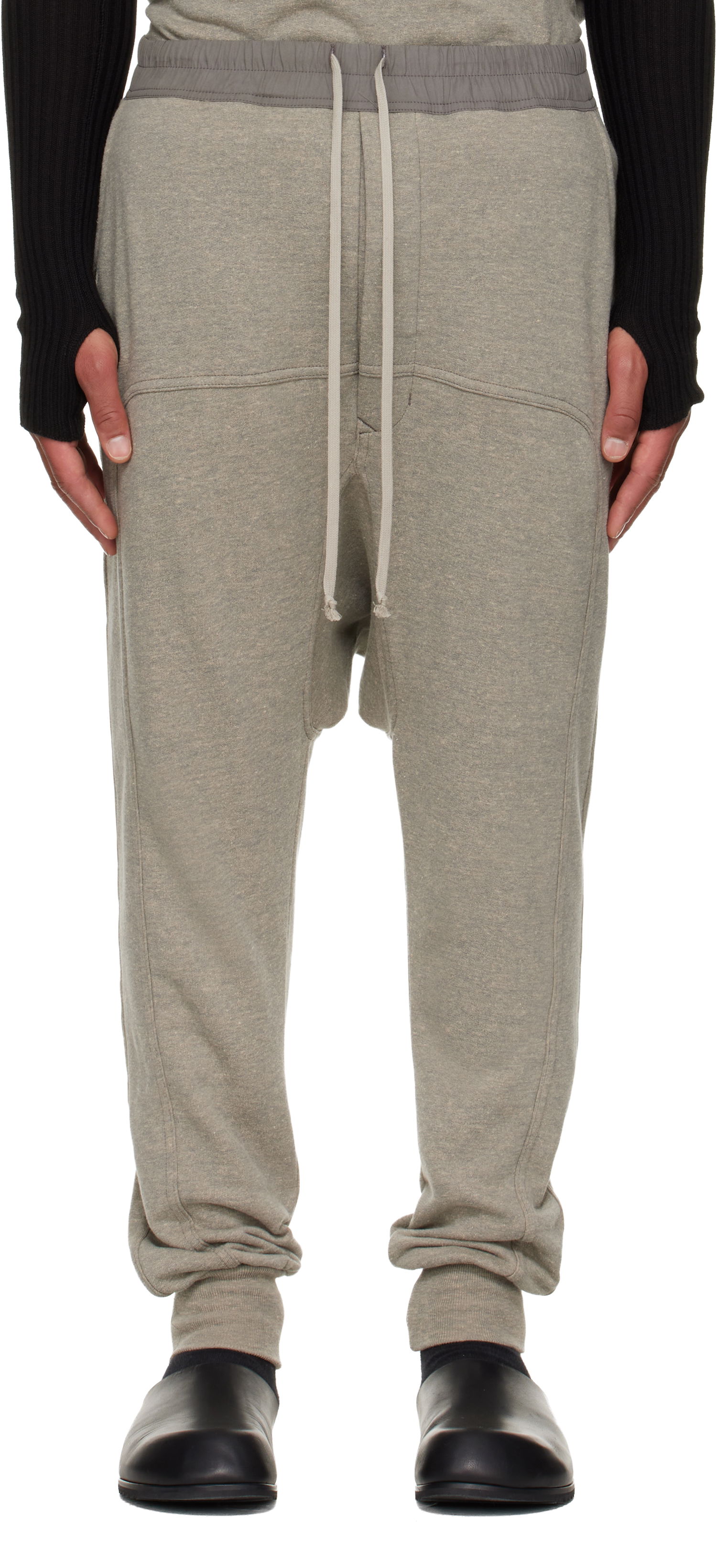 Trenirka Rick Owens Concordians Drawstring Sweatpants Siva | DU02E7395 FGM, 0