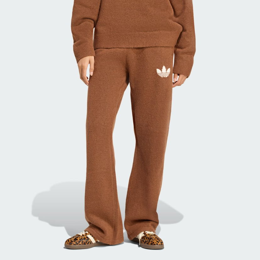Hlače adidas Originals adidas Originals Athletic Dept Knitted Pants Rjava | KF2535