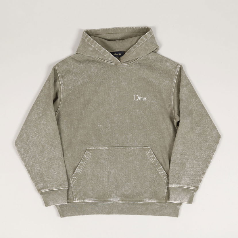 Pulover Dime Dime Classic French Hoodie Zelena | DIME2SP2532CEM