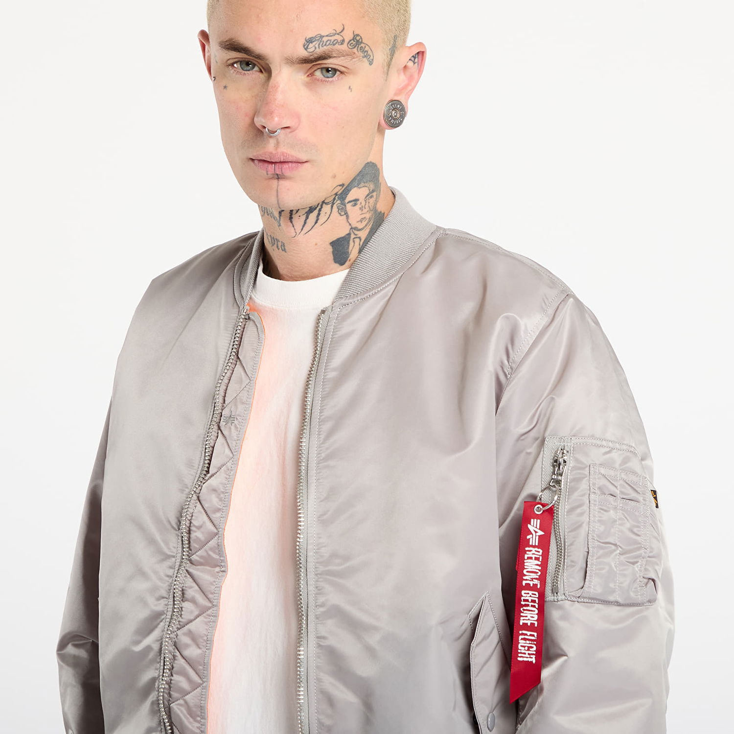 Bomber jakna Alpha Industries MA-1 Heritage Bomber Jacket Siva | 100101-31, 1