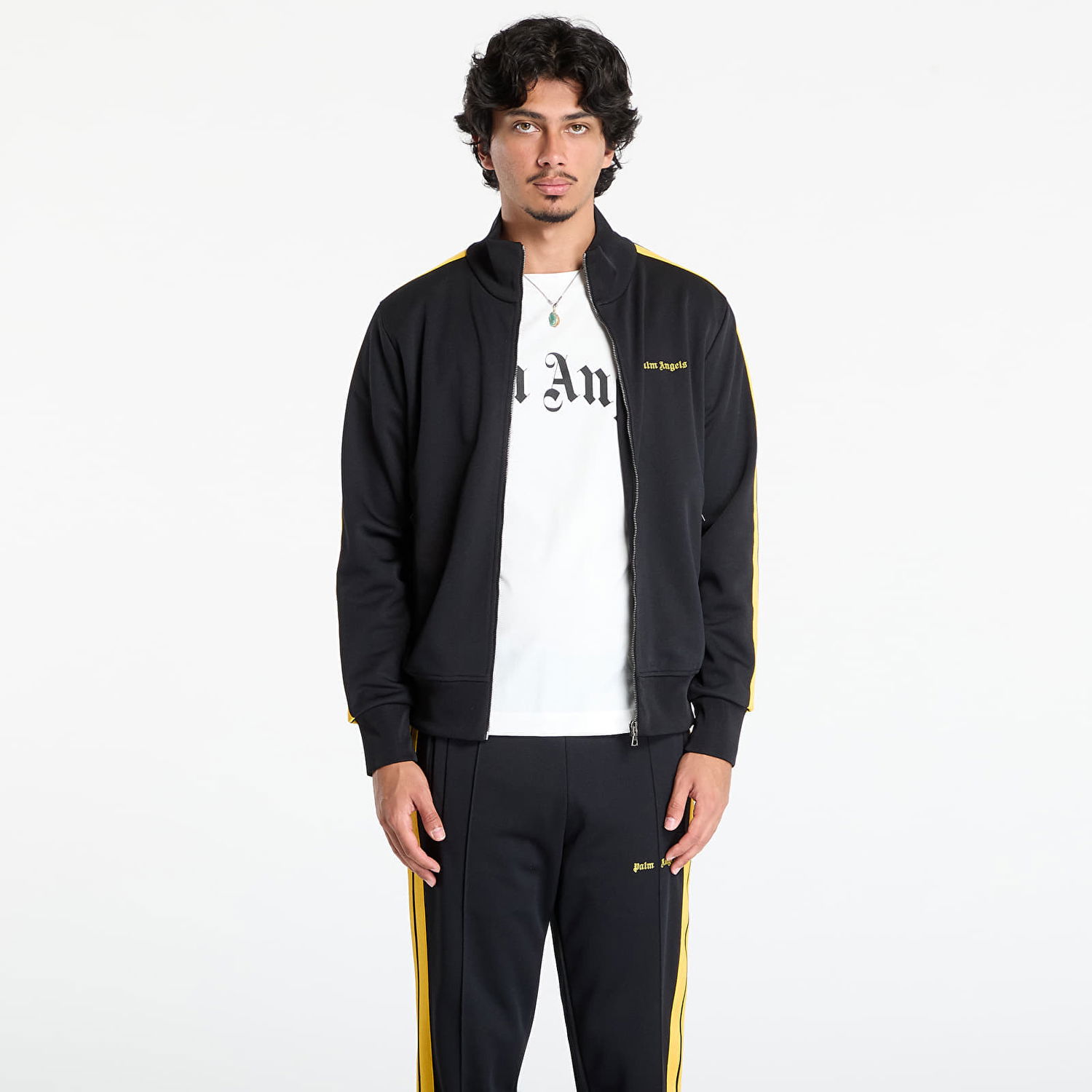 Jakna Palm Angels Palm Angels Classic Logo Color Track Jacket Črna | PMBD058F25FAB0011018, 0