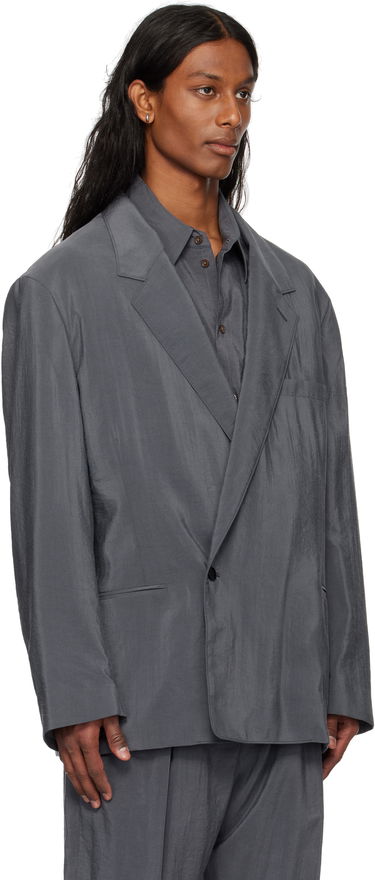 Jakna LEMAIRE Lemaire Soft Double-Breasted Blazer Črna | JA1076 LF1308, 4