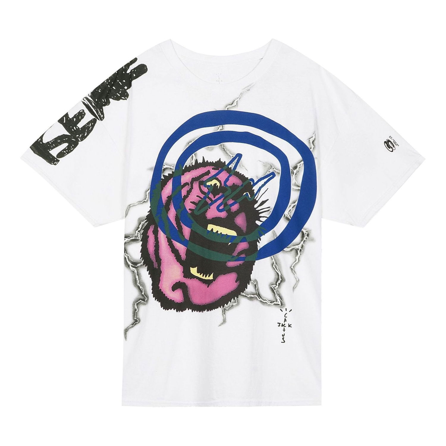 Majica Cactus Jack by Travis Scott Cactus Jack x Fragment Design T-Shirt Bela | CJFN-SS14, 0