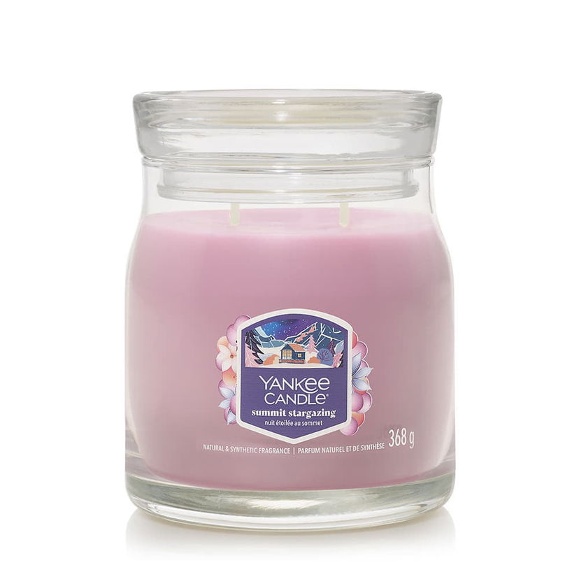 Sveče Yankee Candle Signature Medium Jar 2 Wicks Summit Stargazing Universal Roza | 43503