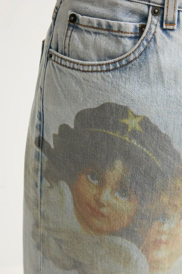 Majica Fiorucci Fiorucci Angels Print Jeans Bela | U01FPDJE075DN03DN07, 3
