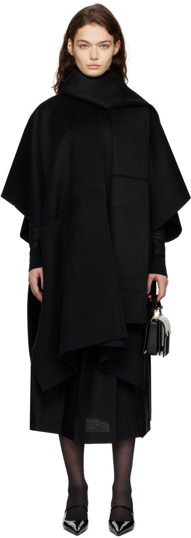 Plašči TOTEME TOTEME Doublé Scarf Coat Črna | 251-WRO4321-FB0006, 0