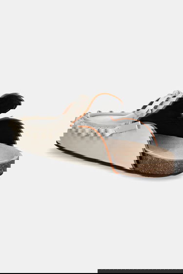 Superge in čevlji JW Anderson JW Anderson Leather Mules Bela | LF0069.LA0323.002, 2