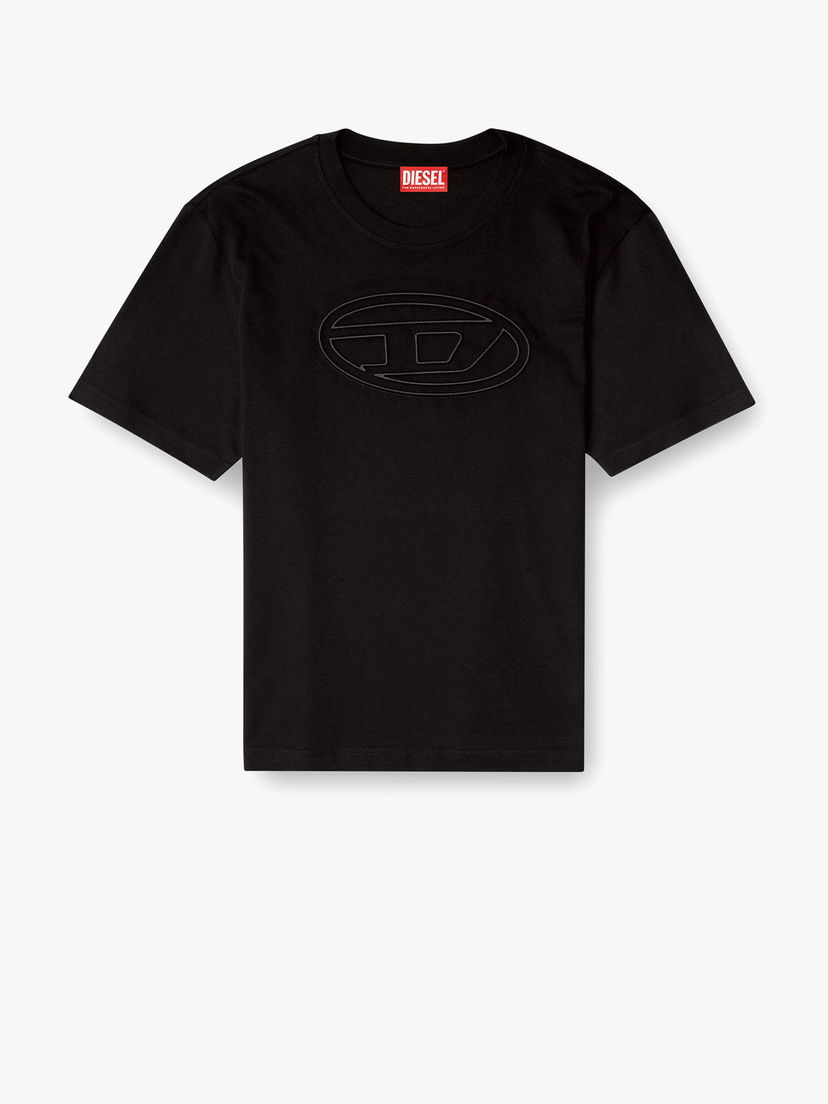Majica Diesel Diesel Oval Logo T-Shirt Črna | A174020NJBM9XX