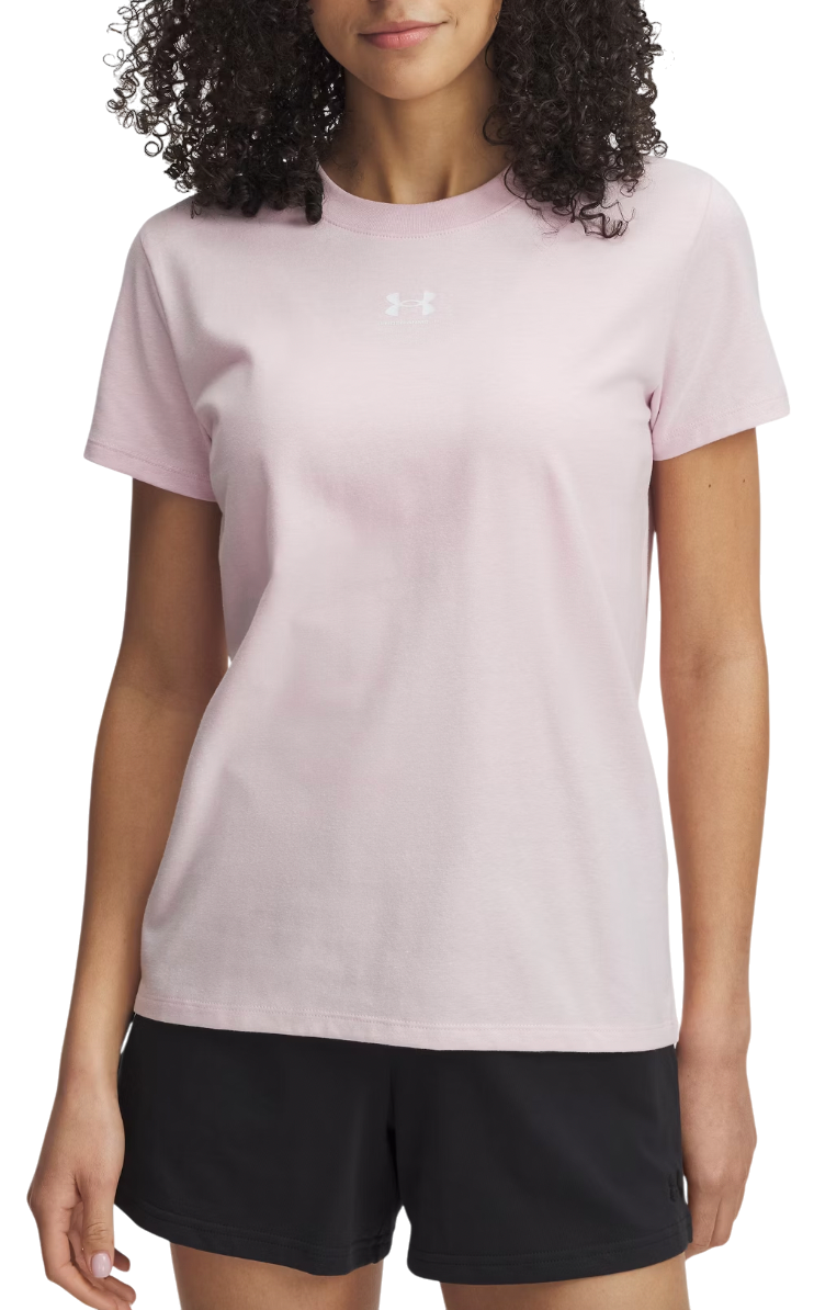 Majica Under Armour Rival Core Short Sleeve T-Shirt Roza | 1383648-648