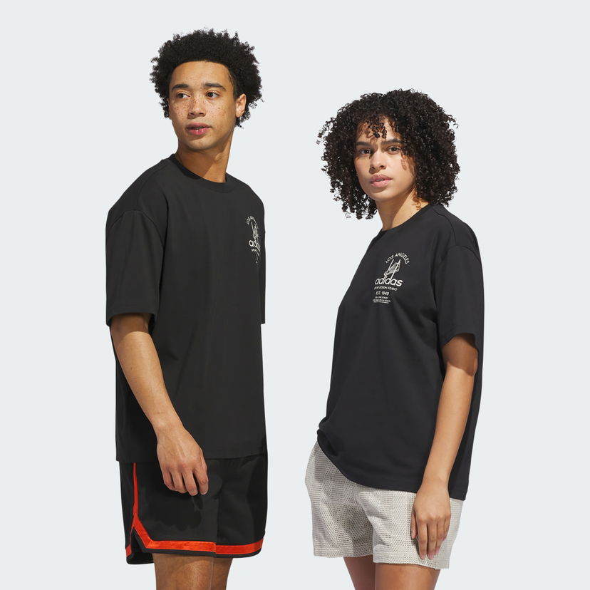 Majica adidas Performance Sports Design GFX Tee Črna | JW6644