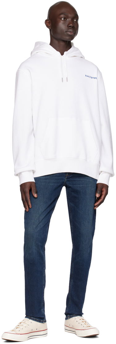 Pulover rag & bone Rag & Bone Coffee Hoodie Bela | MBC23HT040AP40, 3