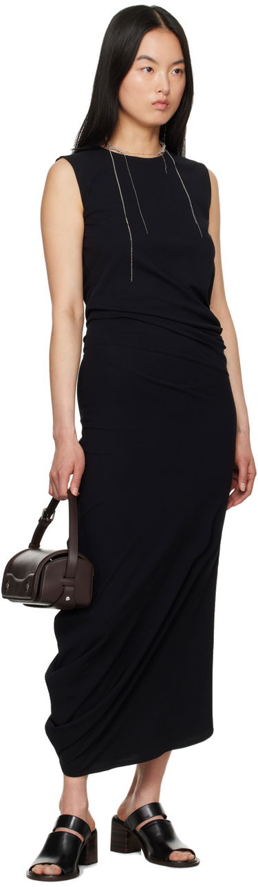 Obleke LEMAIRE Twisted Midi Dress Črna | DR1047 LJ1019, 3