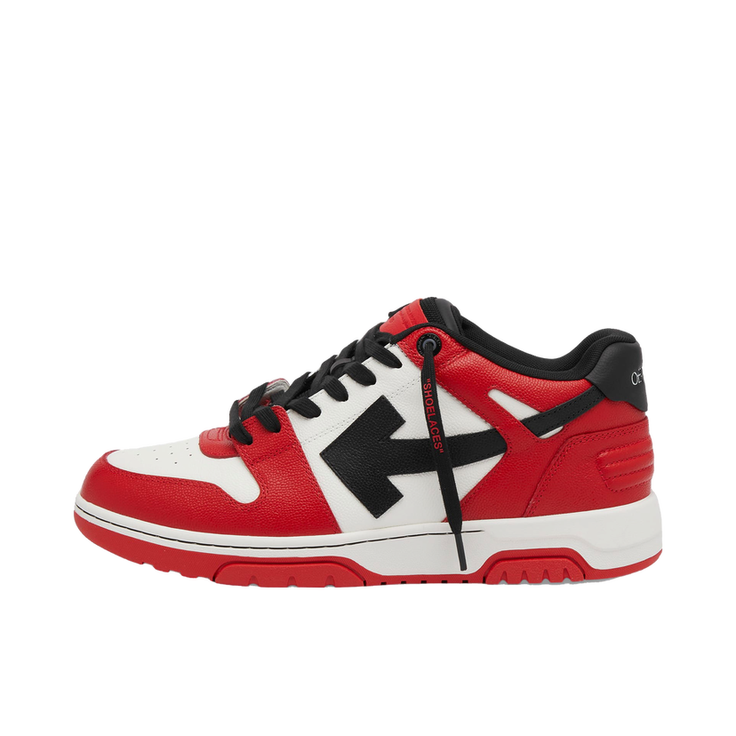 Superge in čevlji Off-White Out Of Office Leather Sneaker Rdeča | OMIA189F24LEA00D2510