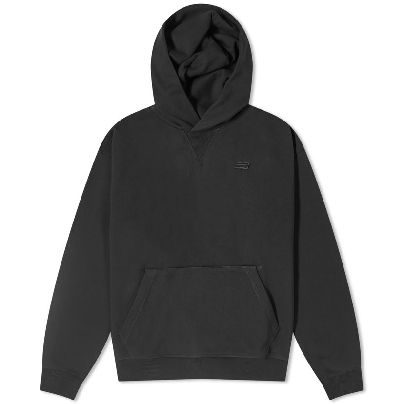 Pulover New Balance NB Athletics French Terry Hoodie Black Črna | WT41537-BK