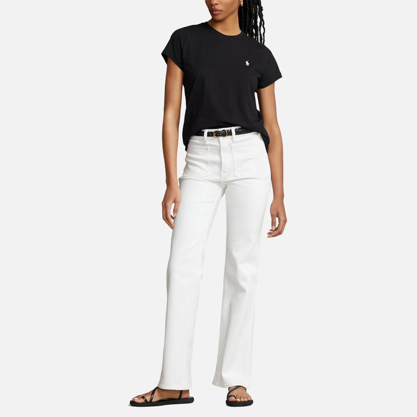 Majica Polo by Ralph Lauren Polo Ralph Lauren Rundhals- Črna | 211898698007