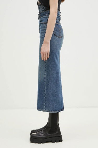 Krila Fiorucci Denim Midi Skirt Modra | W01FPDSK176DN01DN02, 1