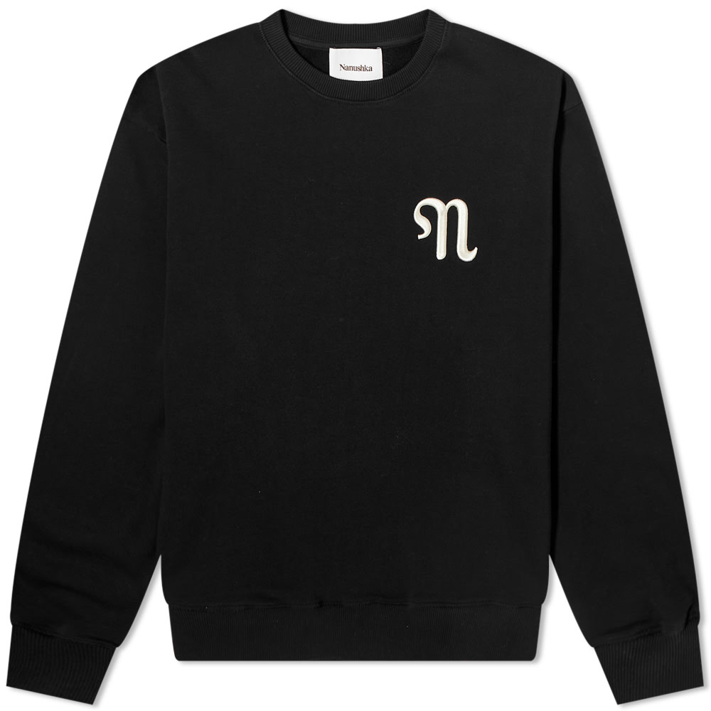 Pulover Nanushka Mart Symbol Sweat Črna | NW22PFSW01099-BLK, 0
