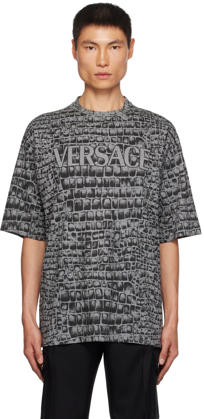 Majica Versace & Black Coccodrillo Siva | 1012592_1A09030, 0