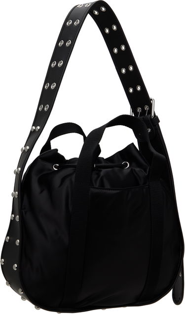 Torbica We11done We11done Belted Punk Drawstring Bag Črna | WD-AB0-25-482-U-BK, 2
