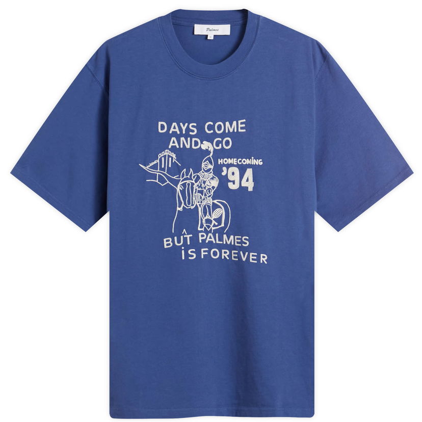 Majica Palmes Palmes Forever Graphic T-Shirt, Size Small Modra | P10-0056-677