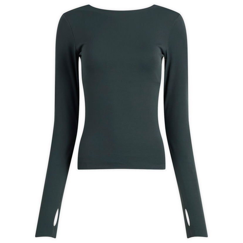 Majica Nike Zenvy Long Sleeve Crew Neck T-Shirt with Thumb Holes Zelena | HV3539-390