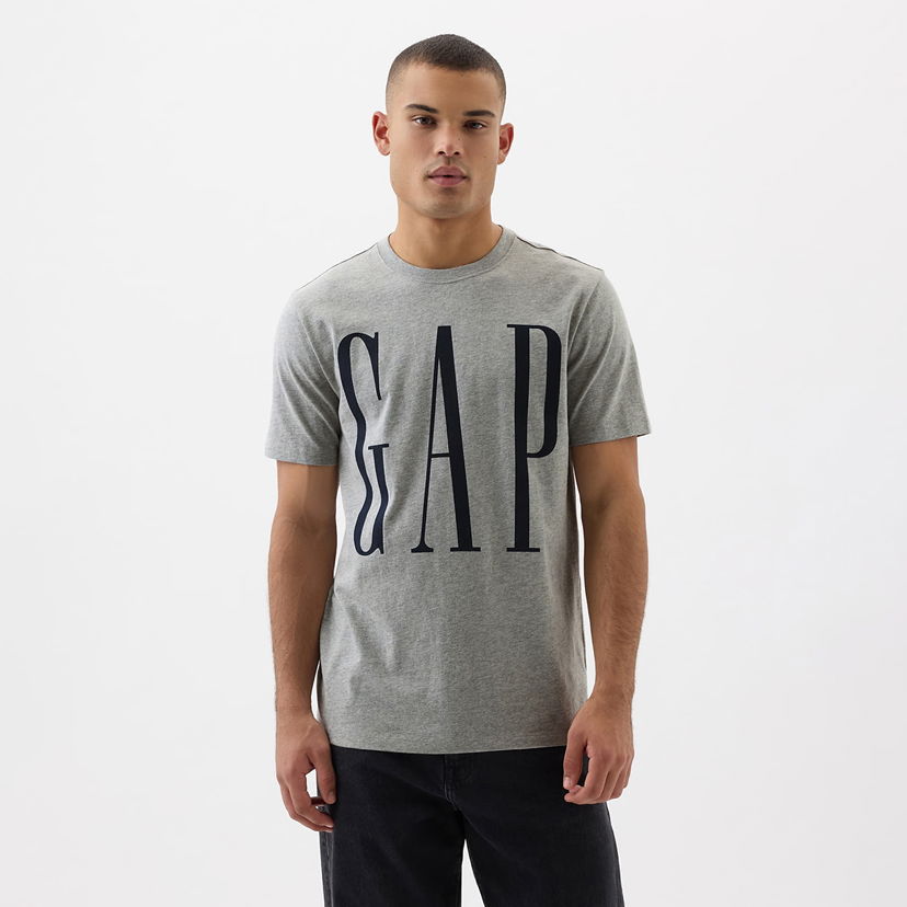 Majica GAP Logo Tee Heather Grey Siva | 866774-02
