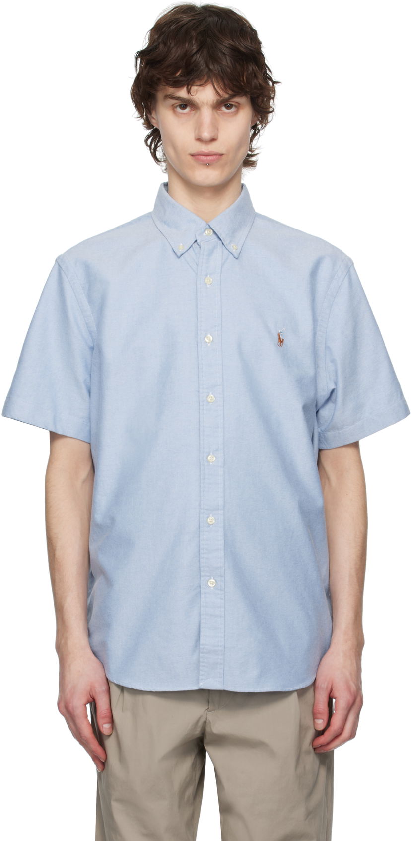 Srajce Polo by Ralph Lauren Ralph Lauren Classic Fit Oxford Shirt Modra | 710794942002