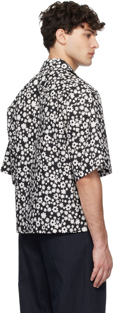 Srajce Marni Marni Pop Fields Motif Shirt Črna | CUMU0330S2 UTC463, 2